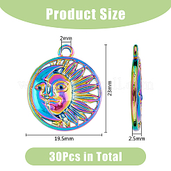 30Pcs Alloy Pendants&nbsp;PALLOY-DC0001-20