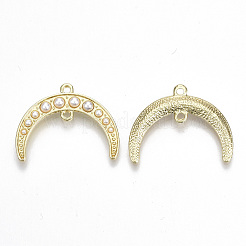 Rack Plating Alloy  2-Loop Link Pendants&nbsp;X-PALLOY-S132-195-RS