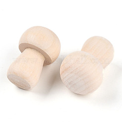 Unfinished Wood Mushroom Ornaments&nbsp;WOOD-T032-08