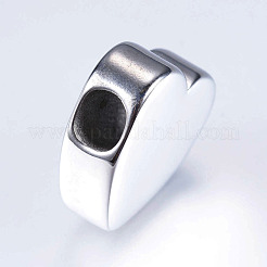 Tarnish Resistant 304 Stainless Steel European Beads&nbsp;STAS-I072-074P