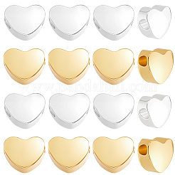 30Pcs 2 Colors Brass Beads&nbsp;KK-BBC0028-27
