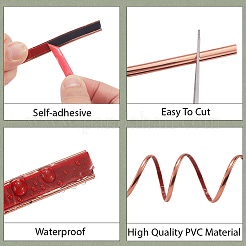 PVC Self-Adhesive Flexible Molding Trim&nbsp;DIY-CP0011-89B-02
