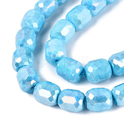 Anti-Tarnish Electroplate Glass Beads Strands&nbsp;EGLA-N027-03A-16