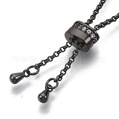 Brass Slider Bracelets Making&nbsp;KK-S061-161B