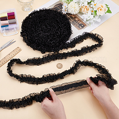 10 Yards Polyester Chiffon Pleated Ribbon&nbsp;OCOR-MA0001-21B