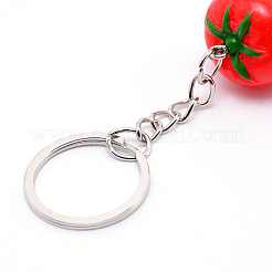 Resin Keychain&nbsp;KEYC-WH0017-09