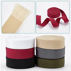 6 Rolls 6 Colors Flat Polypropylene Ribbon&nbsp;OCOR-WR0001-11