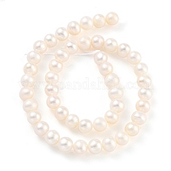 Natural Cultured Freshwater Pearl Beads Strands&nbsp;PEAR-C003-10H