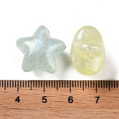 Luminous Transparent Acrylic Beads&nbsp;OACR-G033-06A