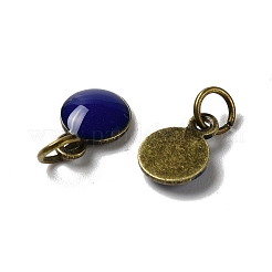 Brass Ename Charms&nbsp;KK-H487-22AB-03