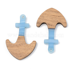 Resin & Walnut Wood Pendants&nbsp;RESI-S389-061A