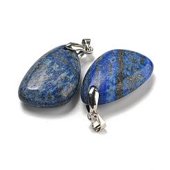 Natural Lapis Lazuli Pendants&nbsp;G-G147-02P-08