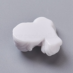 Cream Glue Resin Cabachons&nbsp;RESI-CJC0001-64J