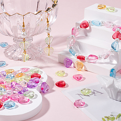 200Pcs Transparent Acrylic Beads&nbsp;FIND-SP0003-04
