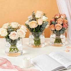 Column Glass Vase Ornaments&nbsp;AJEW-WH0696-770A