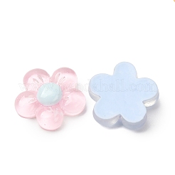 Transparent Resin & Glitter Powder Cabochons&nbsp;RE-CBA0EC6-02