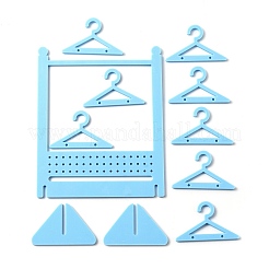 Opaque Acrylic Earring Display Stands&nbsp;EDIS-WH0029-14B