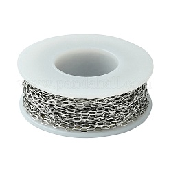 Tarnish Resistant 304 Stainless Steel Cable Chains&nbsp;CHS-K001-30-2mm