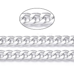 Aluminum Textured Curb Chains&nbsp;CHA-N003-43P