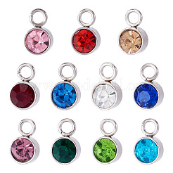 10Pcs Glass Rhinestone Charms&nbsp;STAS-TA0003-26I