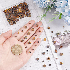 147Pcs Sizes Natural Tiger Eye Beads&nbsp;G-AR0005-05