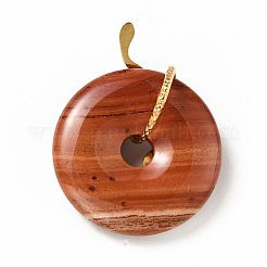 Natural Red Jasper Pendants&nbsp;G-E088-01G-01