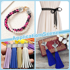 120Pcs 3 Styles Alloy Cord Ends&nbsp;FIND-WR0013-12