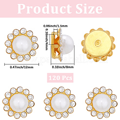 120Pcs Iron Sew on Rhinestones&nbsp;DIY-CY0002-50