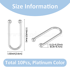 10Pcs Alloy Bikini Clips&nbsp;FIND-FH0009-23P