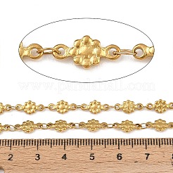 304 Stainless Steel Flower Link Chains&nbsp;CHS-P025-03G