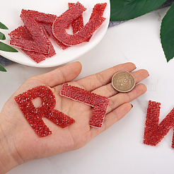 Alphabet Rhinestone Patches&nbsp;FW-TAC0001-01A