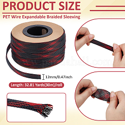 PET Wire Expandable Braided Sleeving&nbsp;AJEW-WH0871-18B