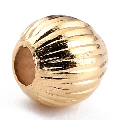 Long-Lasting Plated Brass Beads&nbsp;KK-O133-001B-G