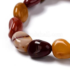 Natural Mookaite Beaded Stretch Bracelets&nbsp;BJEW-F414-02B-06