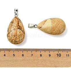Natural Picture Jasper Pendants&nbsp;GG-K002-09J