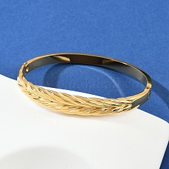304 Stainless Steel Hinged Bangles for Women&nbsp;BJEW-C114-07G