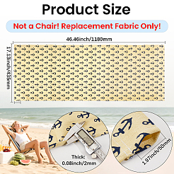 1Pc Anchor Pattern Chair Polycotton Cloth&nbsp;AJEW-GF0015-38G