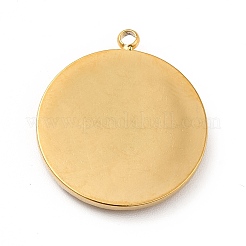 Ion Plating(IP) 304 Stainless Steel Pendant Rhinestone Settings&nbsp;STAS-P312-16G