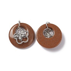 Synthetic Goldstone Pendants&nbsp;G-P484-01P-02