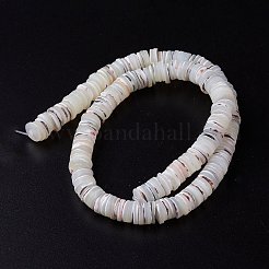 Natural Trochid Shell/Trochus Shell Beads Strands&nbsp;SHEL-P015-11