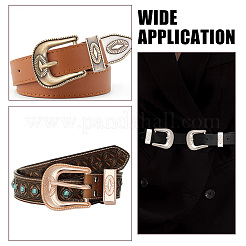 6 Sets 3 Colors Belt Alloy Buckle Sets&nbsp;FIND-WR0011-10
