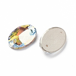 Oval Shape Sew on Rhinestone&nbsp;RGLA-C001-07C