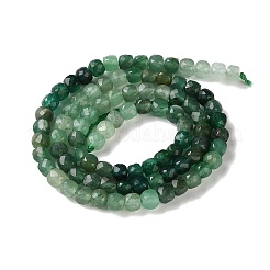 Gradient Color Natural Green Strawberry Quartz Beads Strands&nbsp;GG-CBABA15-A01-01