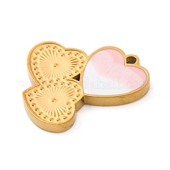 304 Stainless Steel Enamel Pendants&nbsp;STAS-Q338-03G
