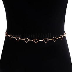 Alloy Heart Link Chain Body Chains&nbsp;WGDAFCB-01