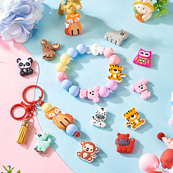 12Pcs 12 Styles Food Grade Silicone Focal Beads&nbsp;SIL-TA0002-62