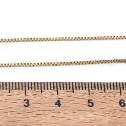 10Pcs 1MM 304 Stainless Steel Box Chain Necklaces&nbsp;NJEW-G203-07G
