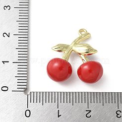 Brass Enamel Pendants&nbsp;KK-P290-12G-03