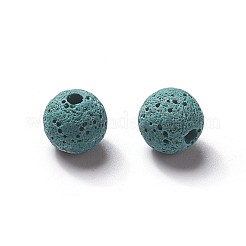 Unwaxed Natural Lava Rock Beads&nbsp;LS-X-G-F325-8mm-A05