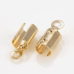 Brass Folding Crimp Ends&nbsp;LS-KK-F777-01LG